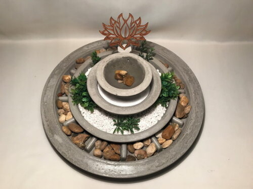 KIT PERSONALIZADO JARDIM ZEN FLOR DE LÓTUS - SOB ENCOMENDA