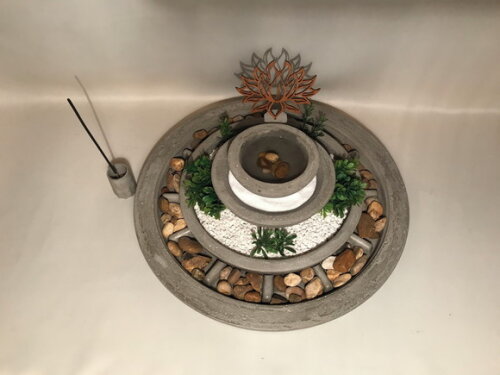 KIT PERSONALIZADO JARDIM ZEN FLOR DE LÓTUS - SOB ENCOMENDA