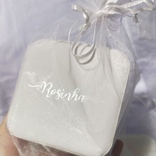 kit 10 porta joias personalizados com nome