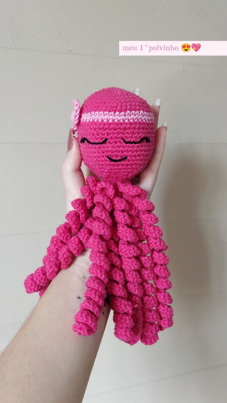 Polvinho Polvo Amigurumi | Crochê