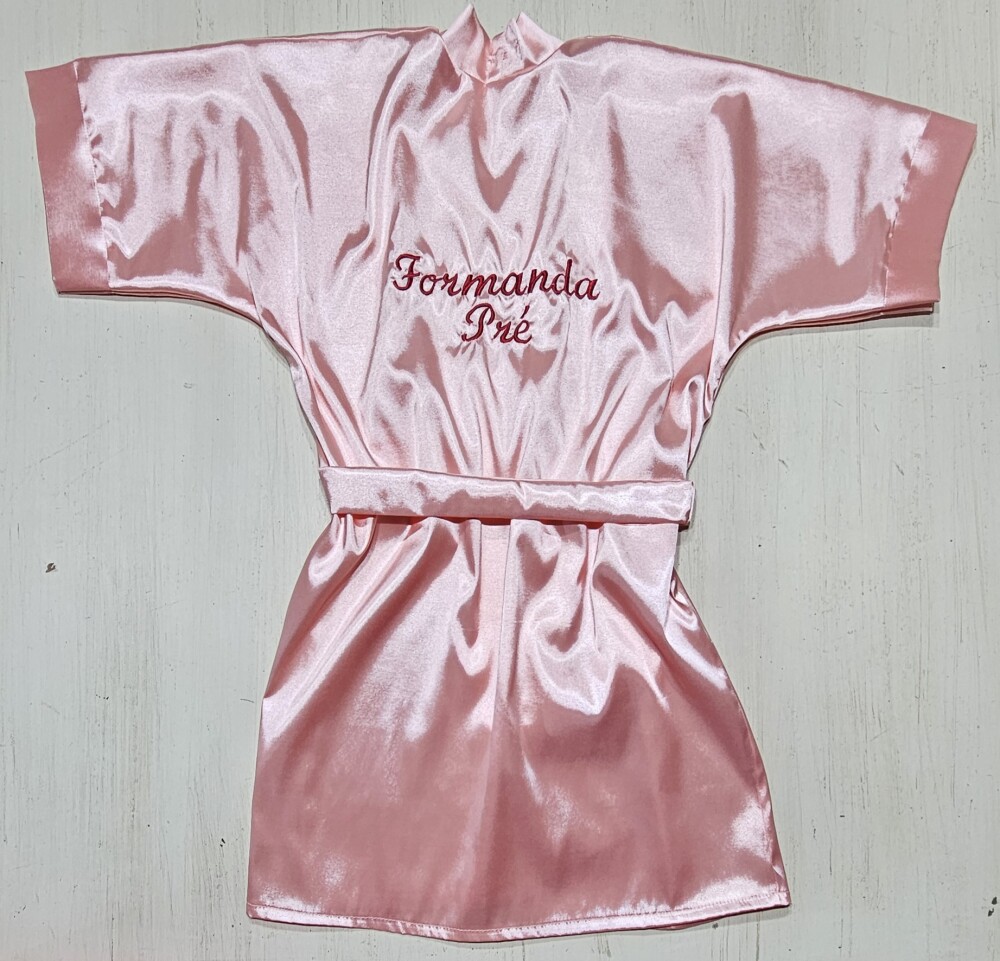 Robe infantil bordado nome