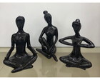 Trio de Yoga. yoga, escultura yoga, escultura trio de yoga