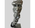 Escultura Abstrata Face Silêncio (p)