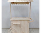 Carrinho Gourmet com telhado