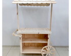 Carrinho Gourmet com telhado