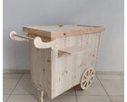 Carrinho Gourmet em madeira