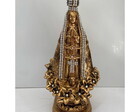 Escultura Nossa Senhora Aparecida com Flores