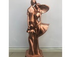 Escultura Casal com Filha