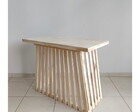 Mesa Ripada em Madeira