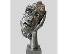 Escultura Abstrata Face Descansando