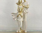 Escultura Casal com filho