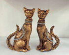 Escultura Casal de Gatos