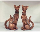 Escultura Casal de Gatos