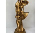 Escultura Casal com Filha