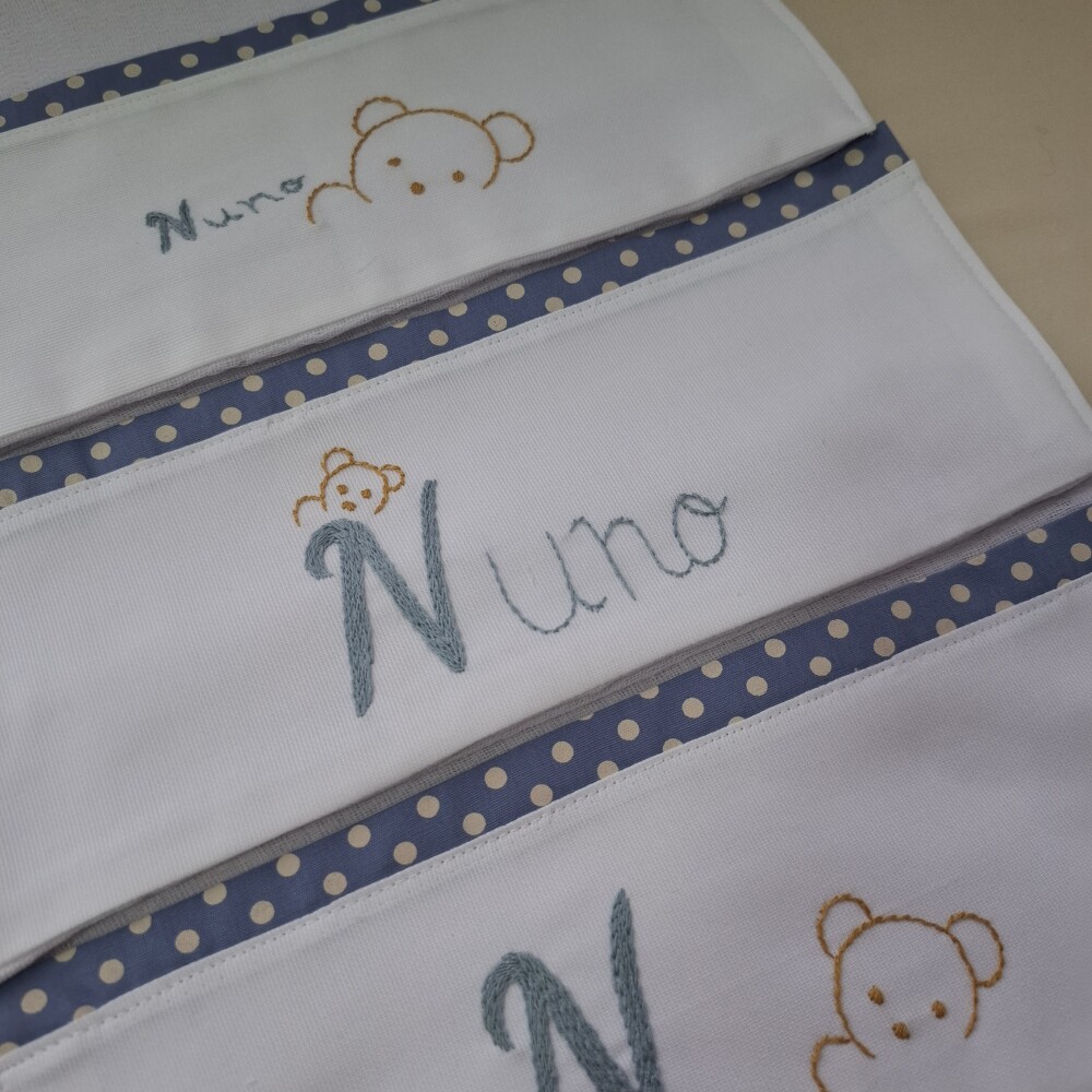 Fraldinhas de boca personalizadas