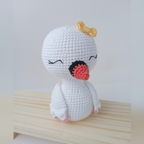 Cisne amigurumi