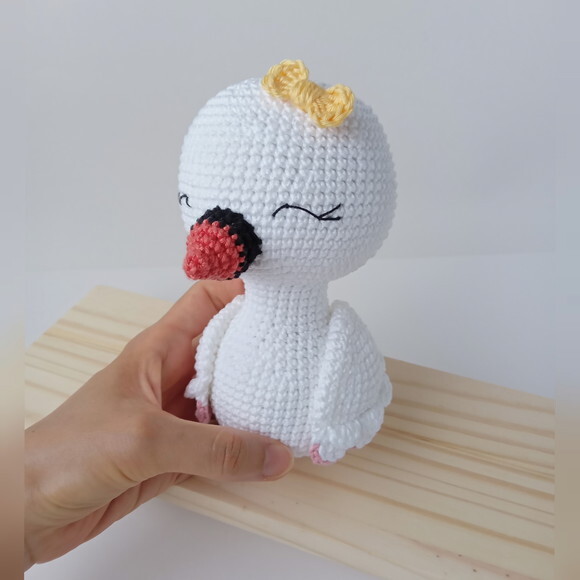 Cisne amigurumi