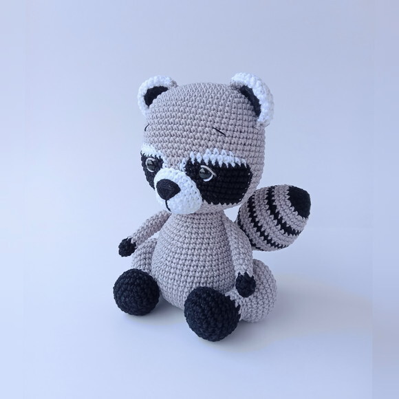 Amigurumi - Guaxinim Boris