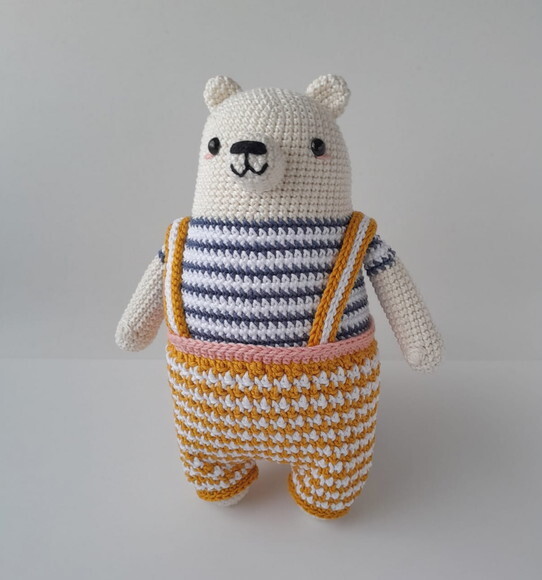 Amigurumi - Horácio, o Urso Polar