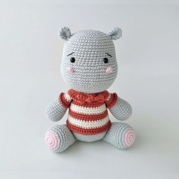 Amigurumi - Hipopótamo Pio