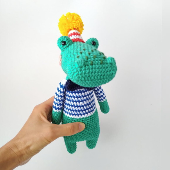 Amigurumi - Jacaré René