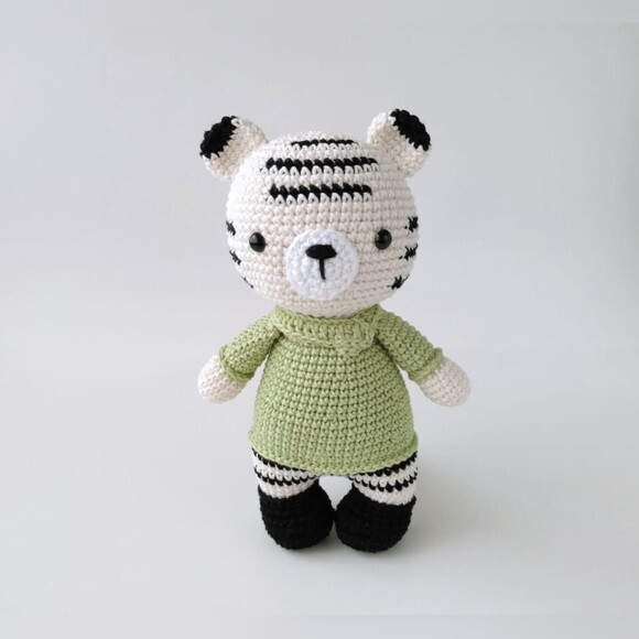 Amigurumi - Tigre Branco