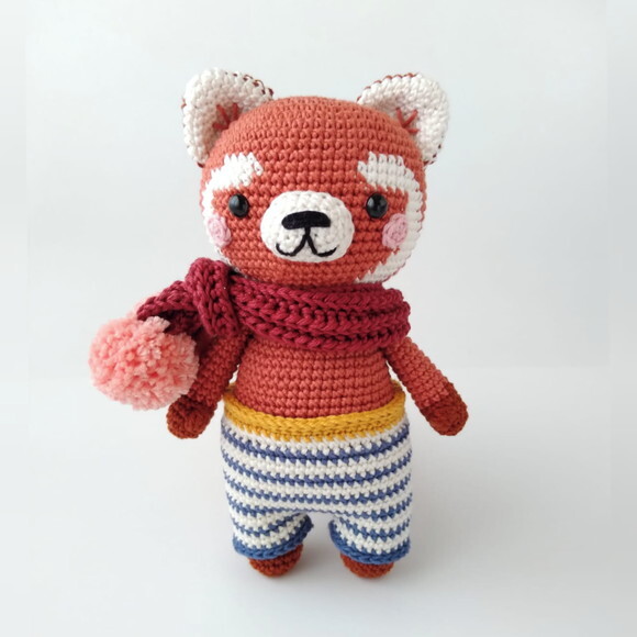 Amigurumi - Ron, o Panda Vermelho