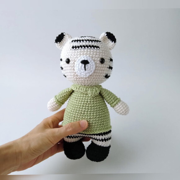 Amigurumi - Tigre Branco
