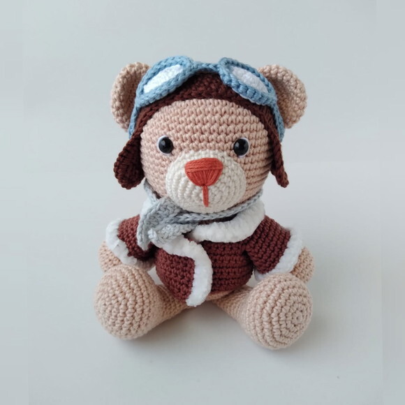Amigurumi, Ursinho Aviador Álvaro