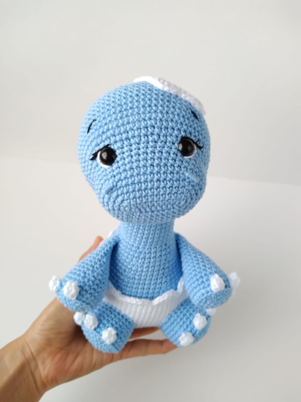 Dinossauro amigurumi