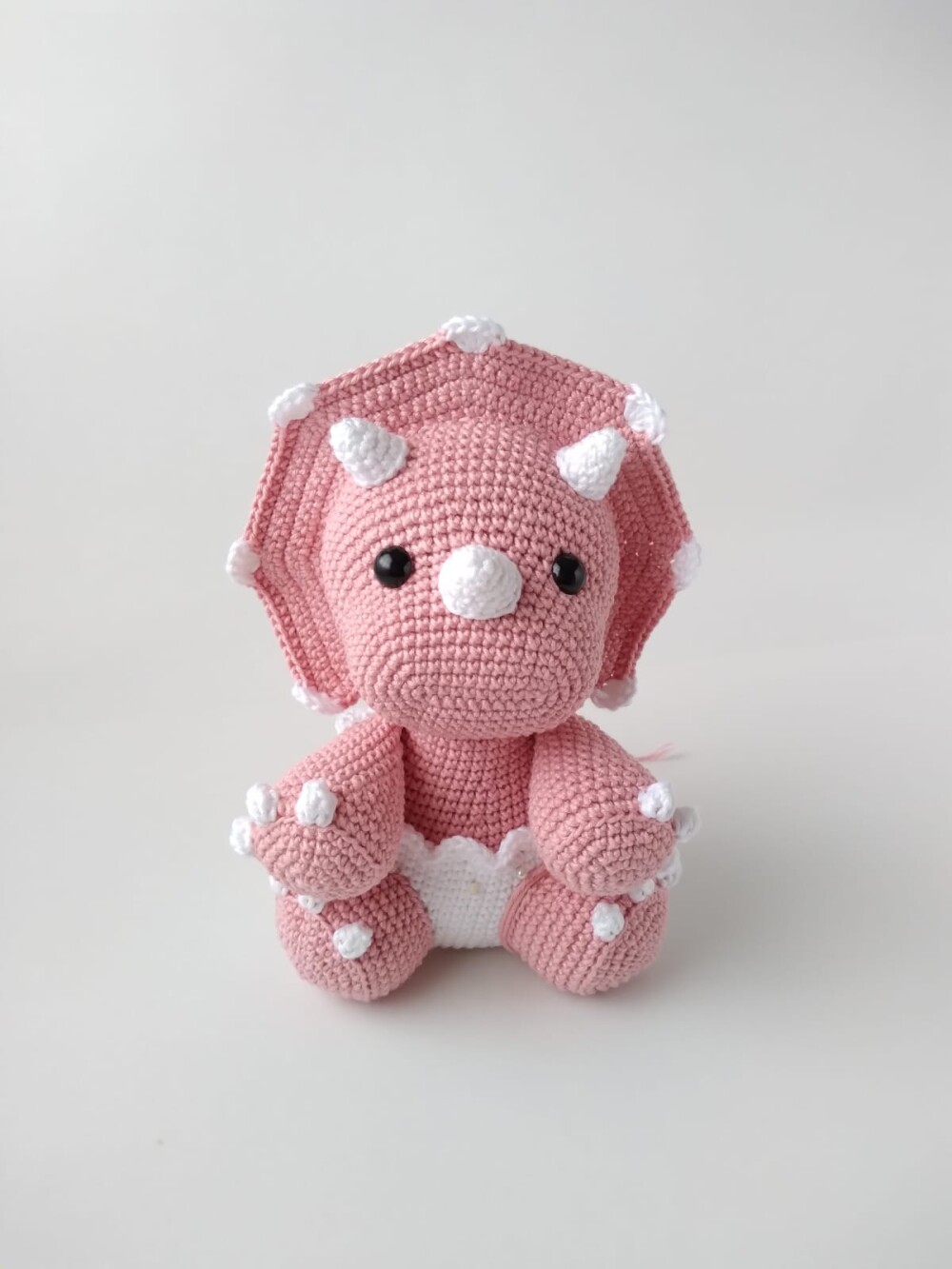 Dinossauro amigurumi