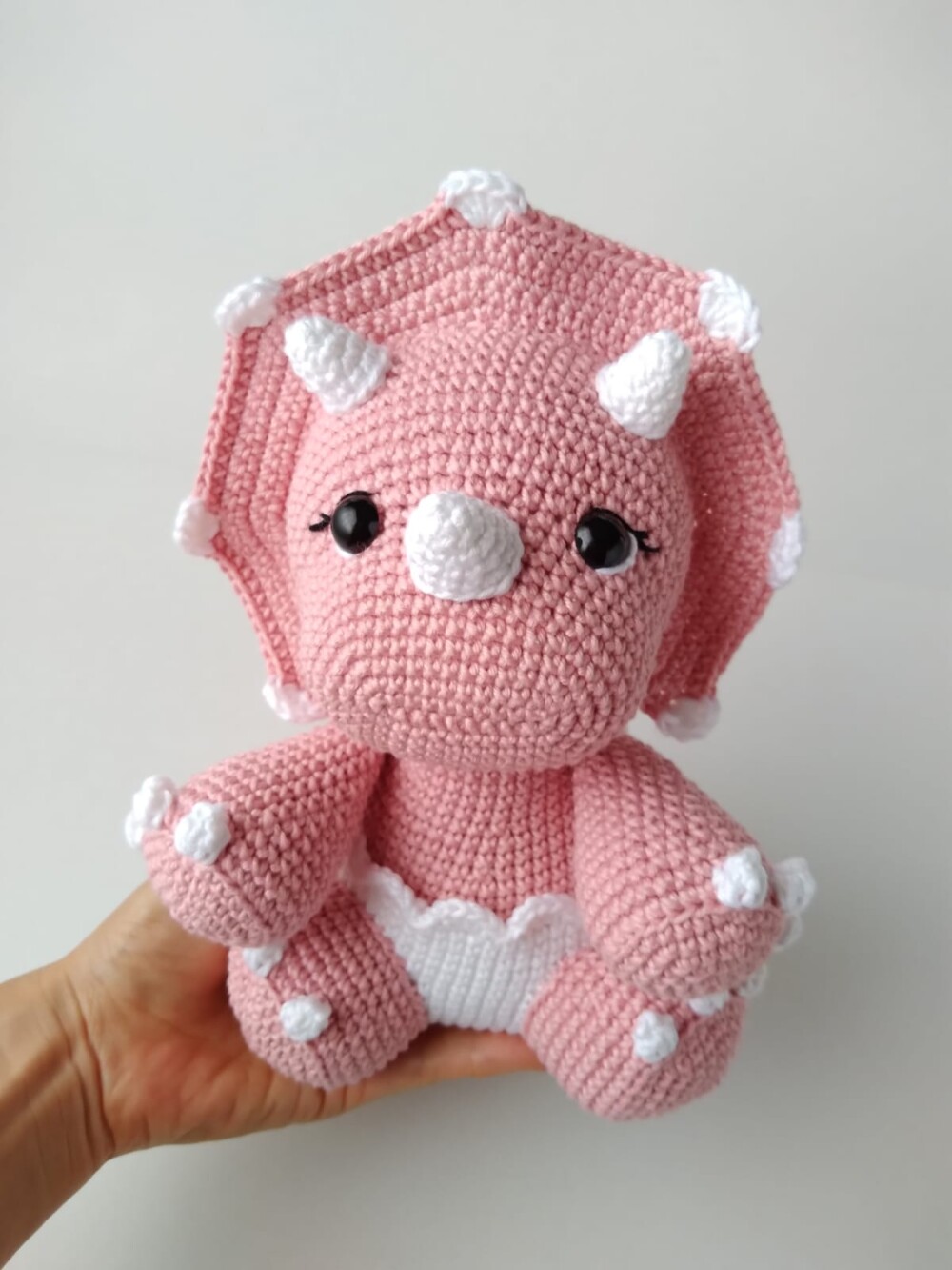 Dinossauro amigurumi