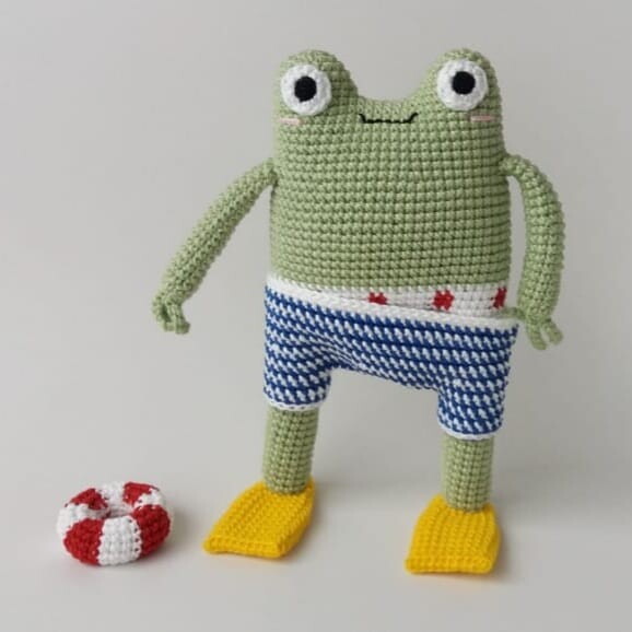 Sapo amigurumi