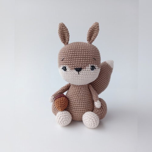 Amigurumi - Esquilo Mascavo