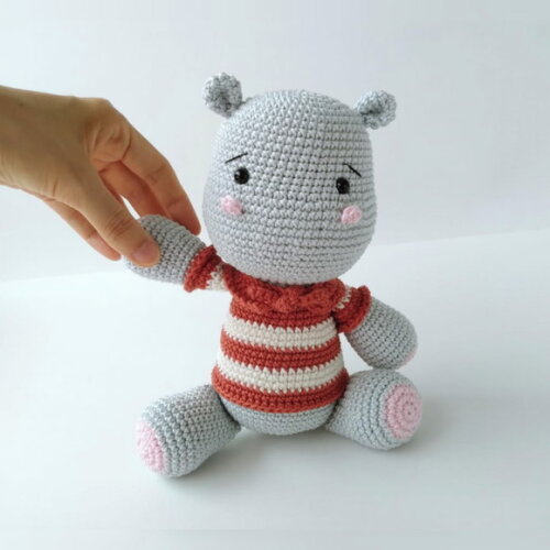 Amigurumi - Hipopótamo Pio