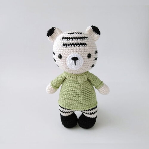 Amigurumi - Tigre Branco