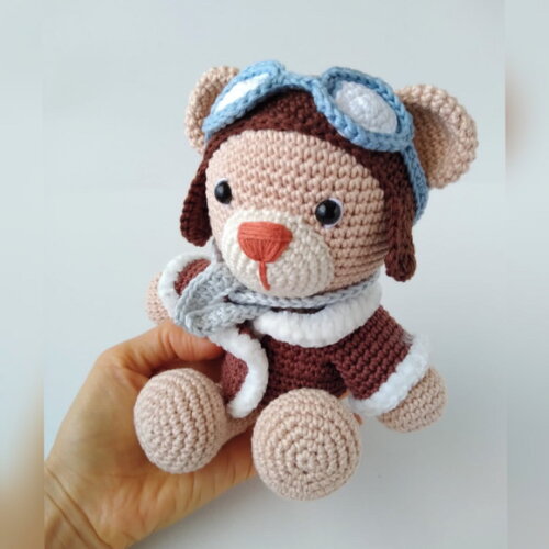 Amigurumi, Ursinho Aviador Álvaro