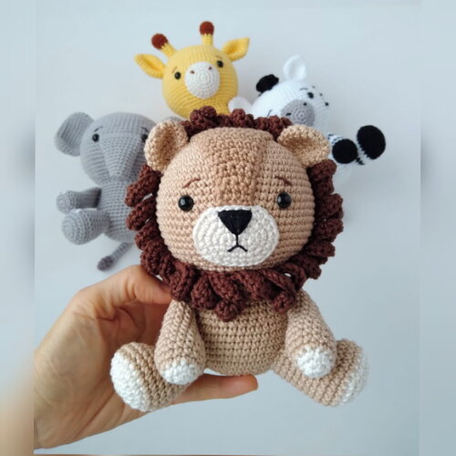 Leon, o Leãozinho - Amigurumi