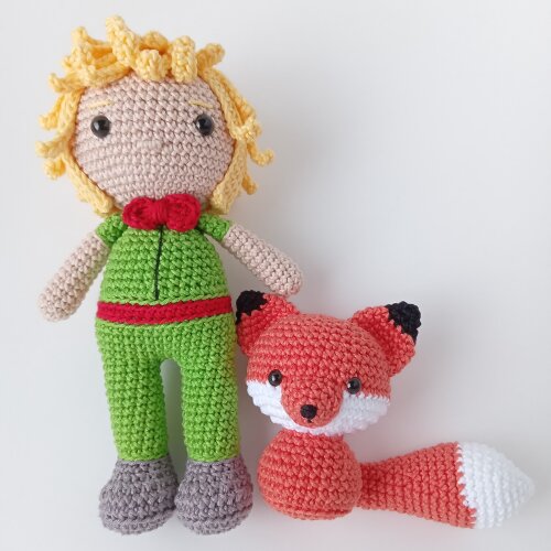 O Pequeno Príncipe + raposinha amigurumi