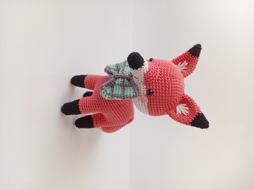 Lobo guará amigurumi