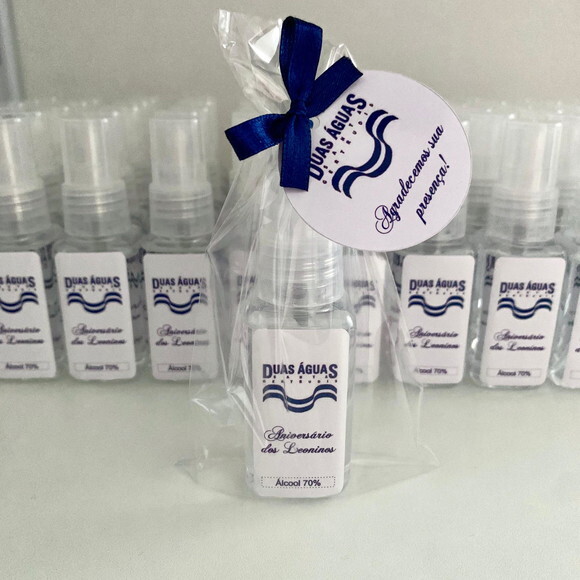 Álcool 70% Spray brinde loja / empresarial / corporativo
