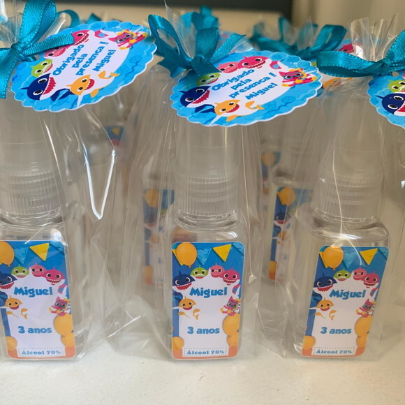 Álcool 70% Spray Baby Shark