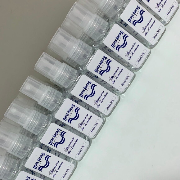 Álcool 70% Spray brinde loja / empresarial / corporativo