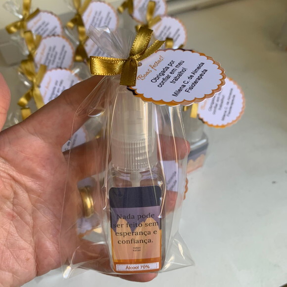 Álcool 70% Spray Brinde paciente / cliente