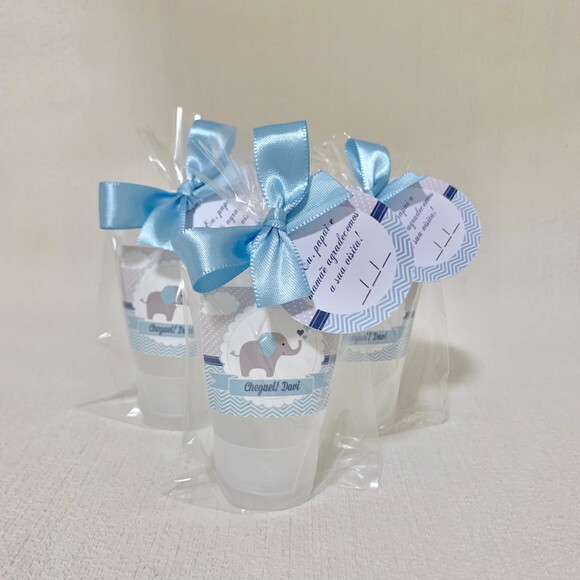 Álcool gel 70% Elefantinho Lembrancinha Maternidade