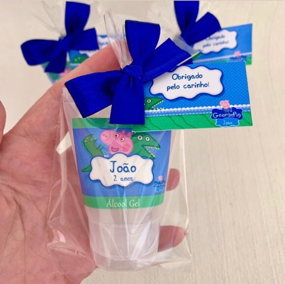 Álcool Gel 70% Lembrancinha Aniversário