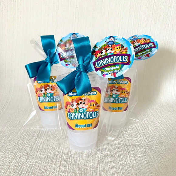 Álcool gel 70% Lembrancinha Aniversário Caninópolis