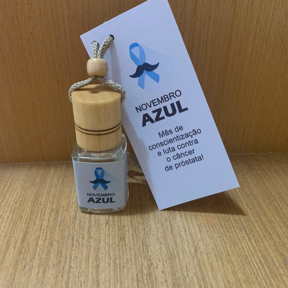 Aromatizador p/ Carro Brinde Empresa Novembro Azul