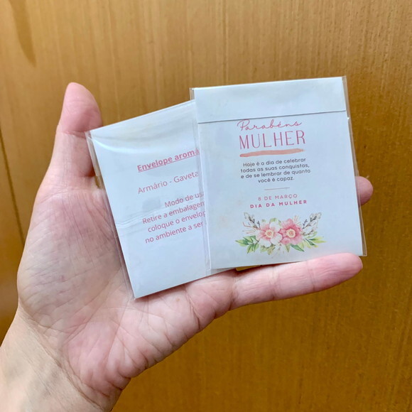 Brinde Dia da Mulher Sachê Aromático