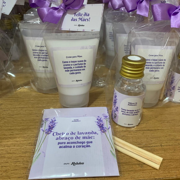 Brinde Dia das Mães Kit Creme+sache+difusor